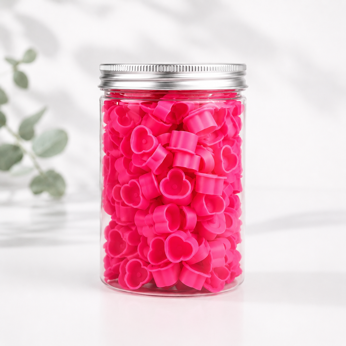 Godets à pigment en silicone – Forme cœur