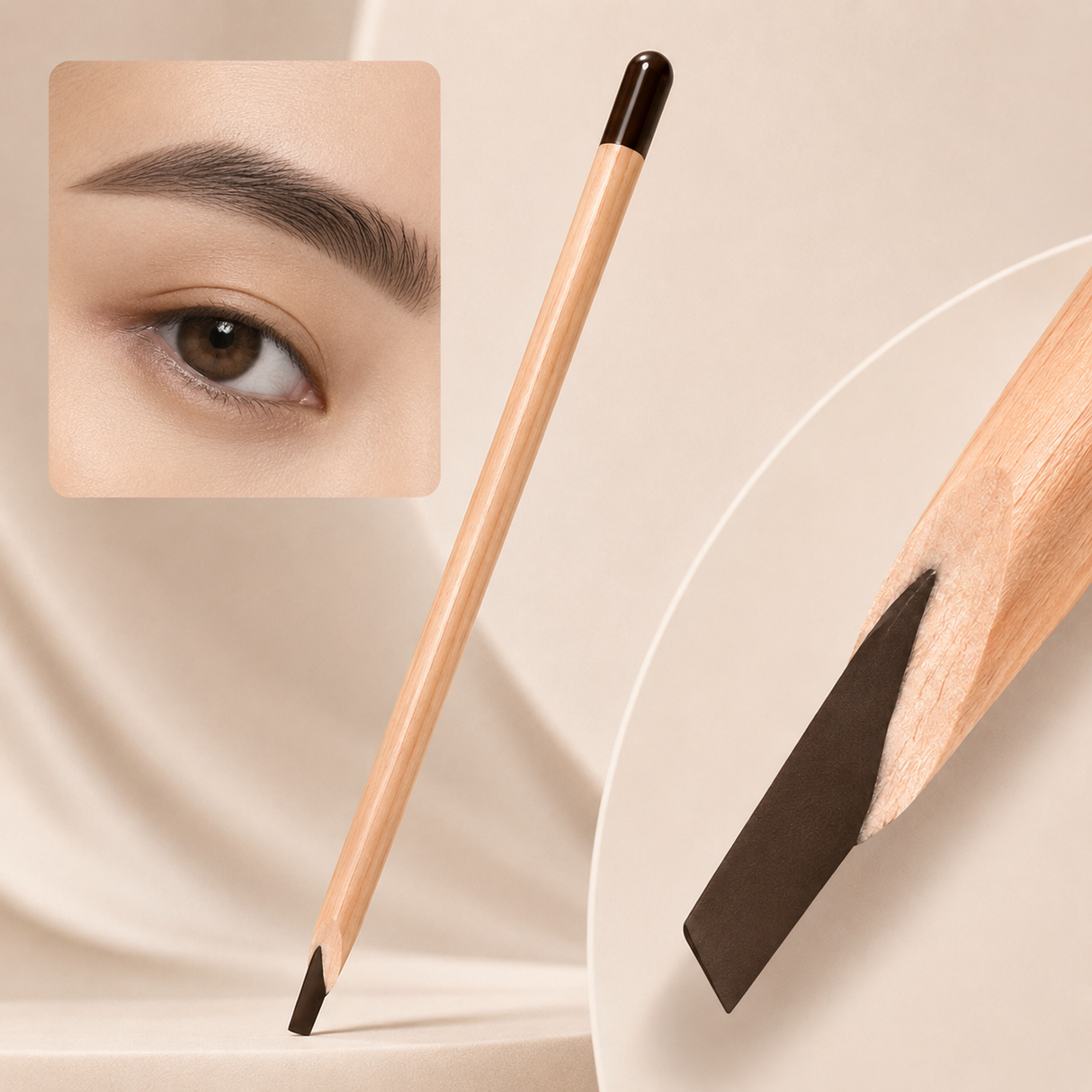 Crayon à sourcils waterproof — Brun