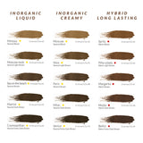 Ensemble pigments sourcils - Biotek Inorganic Brow Kit (Liquide)