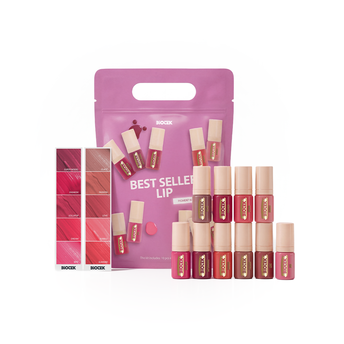 Ensemble pigments Lèvres - Biotek